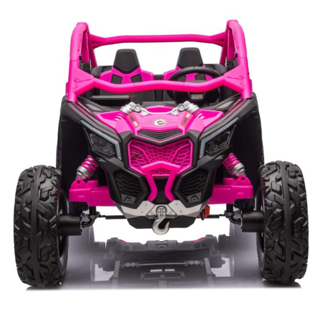 2x24V Can-Am Maverick RS Performance Edition 4x4 2-Seater Ride-On UTV W/ Rubber Wheels, Double Battery Pack, Music Player & RC
