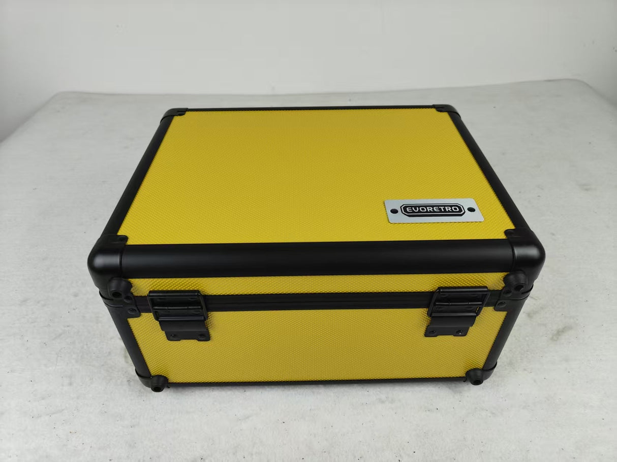 EVORETRO Aluminum Graded Card Storage Box, TSA Lock