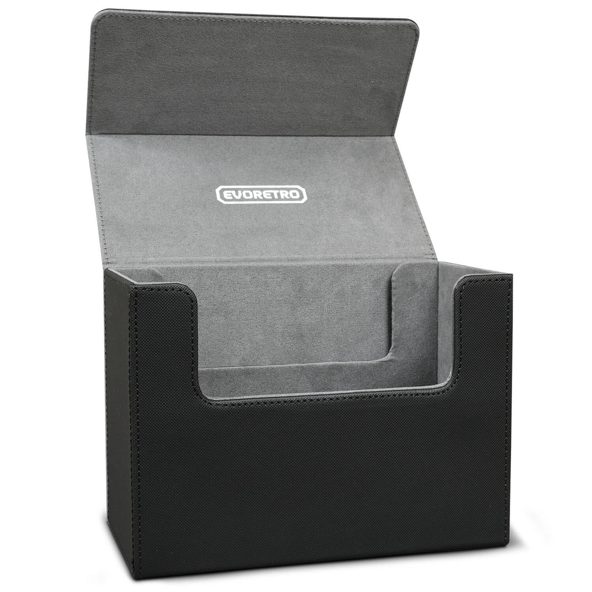 EVORETRO Lightweight Magnetic Card Holder - 180+ Toploaders or 500+ Trading Cards | Black/Grey