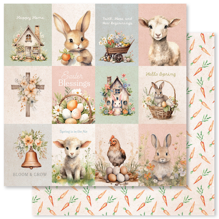 Easter Village A 12 x 12 Paper (12 pc Bulk Pack) 34020