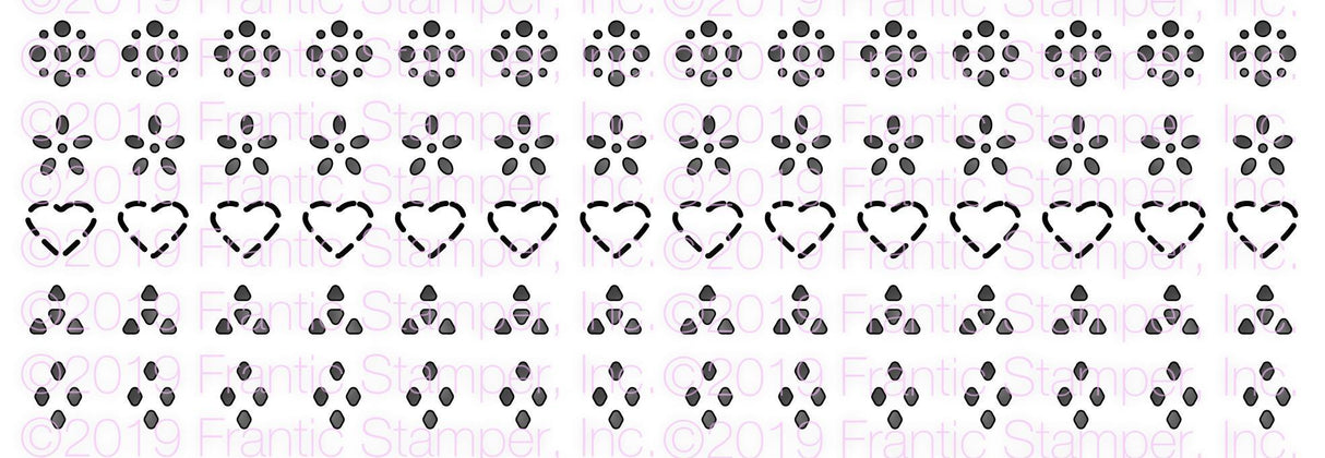 Frantic Stamper Precision Die - Create A Background Strips