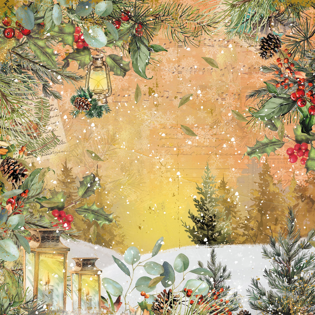 Christmas by Candlelight 6” x 6” Paper Pad