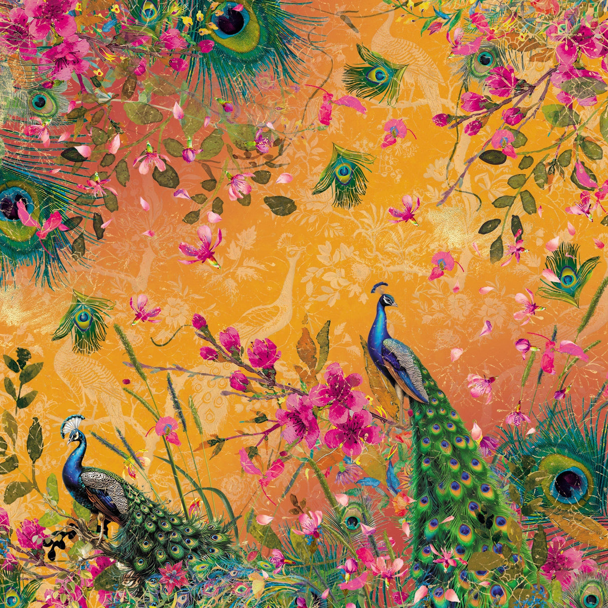 Graceful Plumes Paper Pad 6”x6”