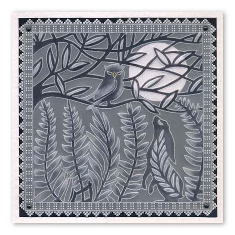 Groovi Plate - Hare & the Owl A5 Sq