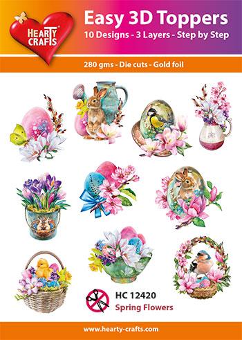 Easy 3D Toppers - Spring Flowers