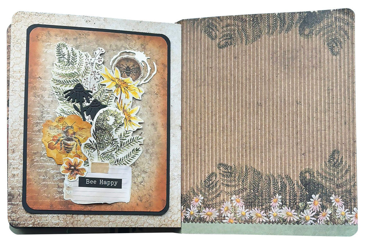 HE Stencil Memory Journal Sweet Bee Memories 4 PC