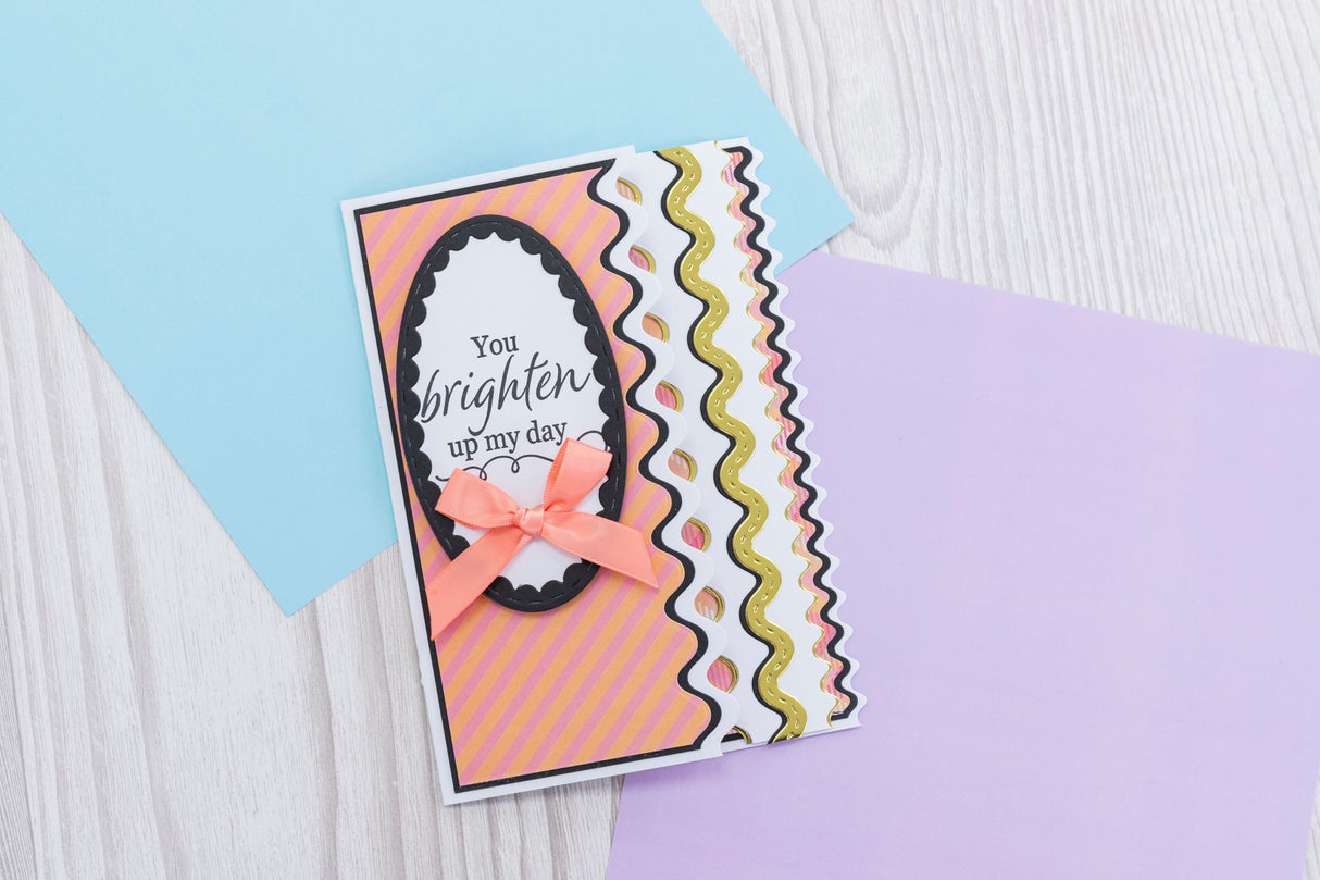 Crafters Companion Metal Die Edgeable - Waves