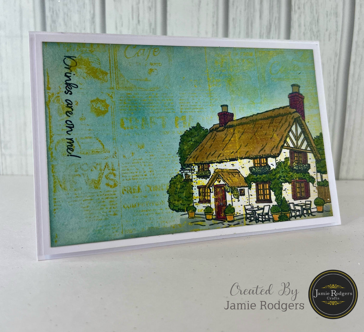 Jamie Rodgers Crafts Village Pub A6 Clear Stamp Set