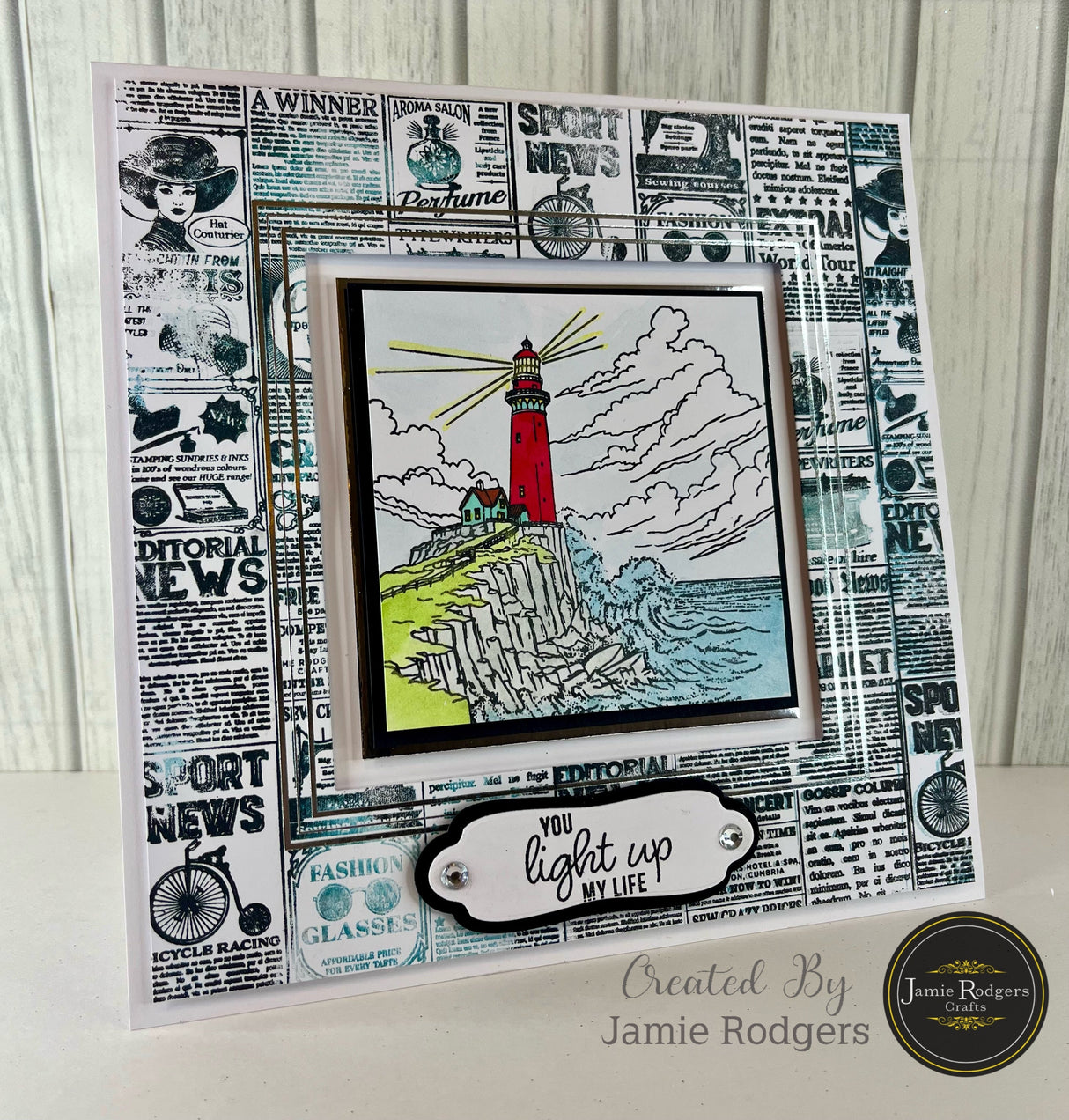 Jamie Rodgers Crafts Lighthouse A6 Clear Stamp Set