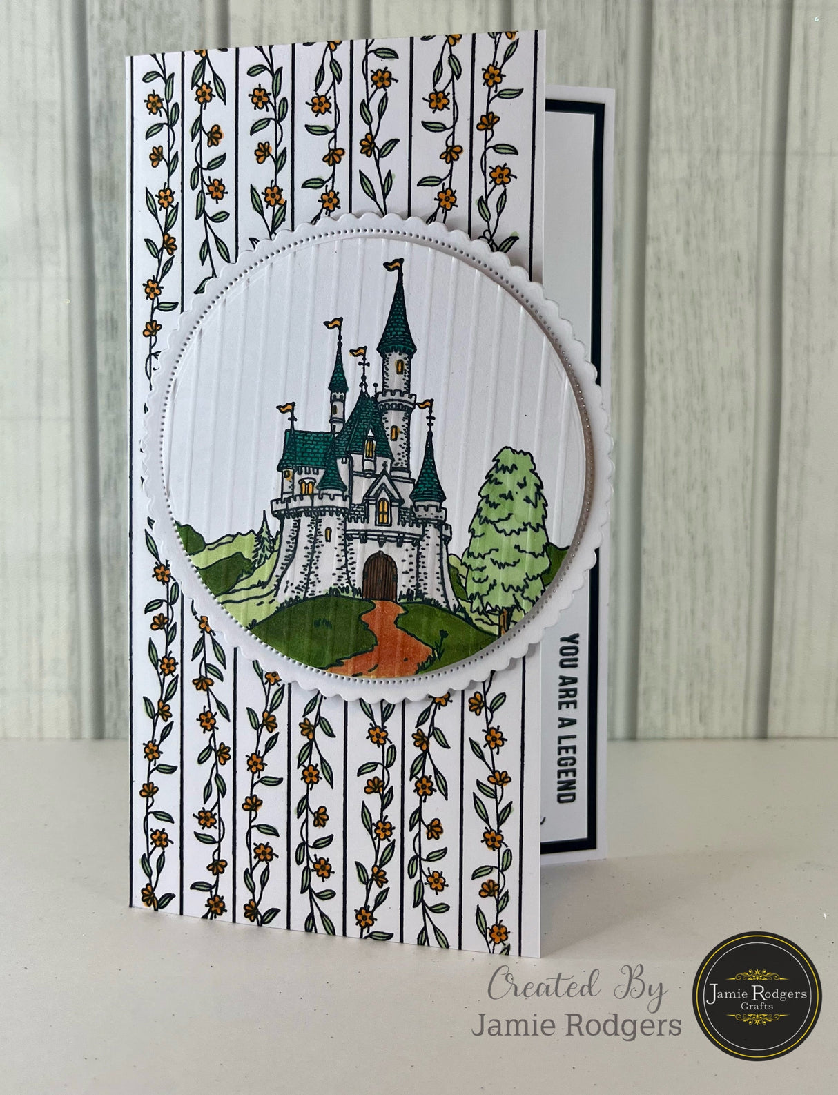 Jamie Rodgers Crafts Fairytale Castle A6 Clear Stamp Set