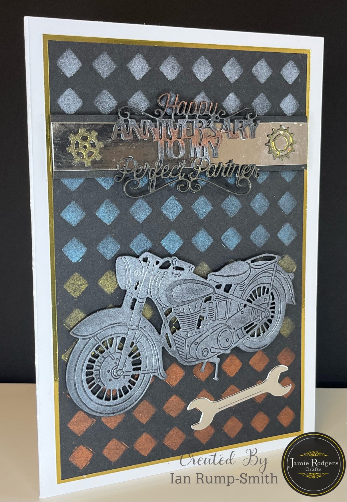 Jamie Rodgers Crafts Vintage Motorbike Die Set