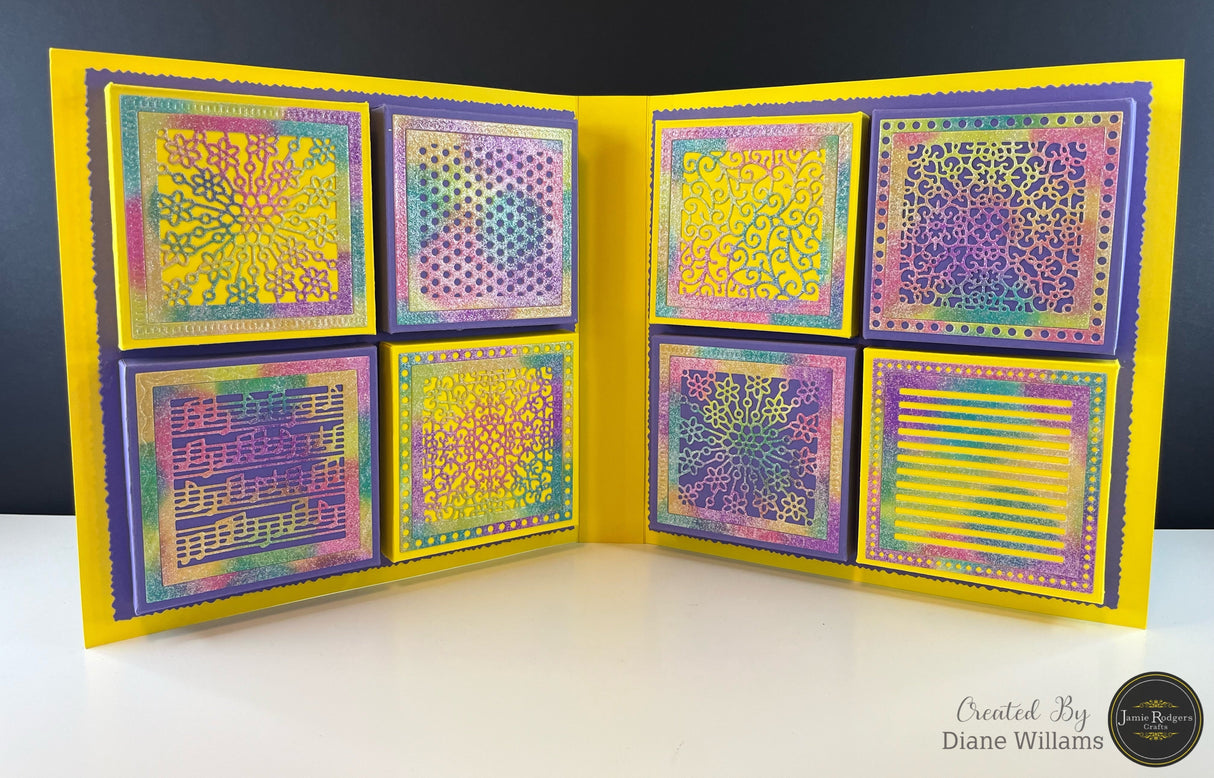 Jamie Rodgers Crafts Fretwork Square Tile Die Set