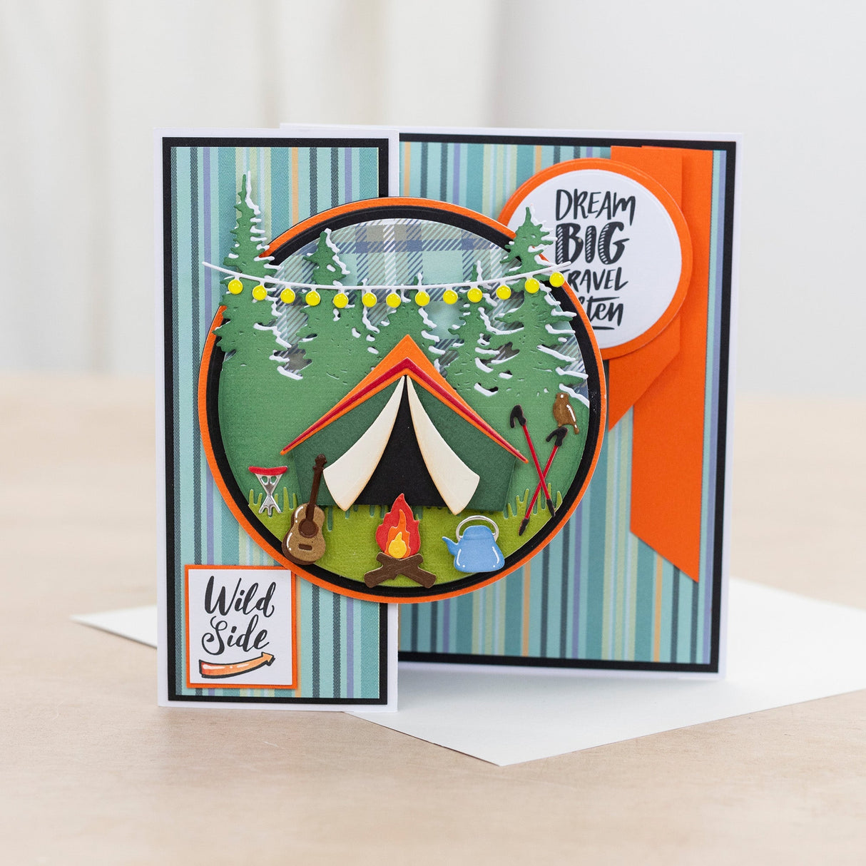 Crafters Companion The Great Outdoors Clear Acrylic Stamp Set - Find Yourself in Nature