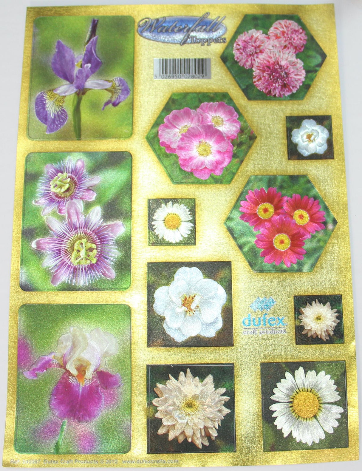 Dufex Metallic Spring FlowerToppers