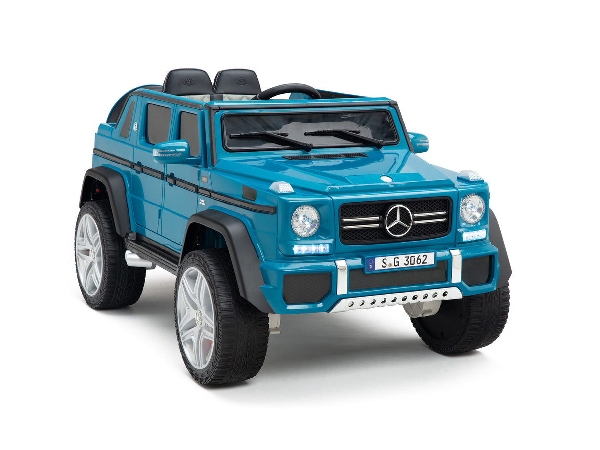 Camion à chevaucher pour enfants Mercedes Maybach G650 12 V : véhicule à chevaucher télécommandé 4x4 monoplace