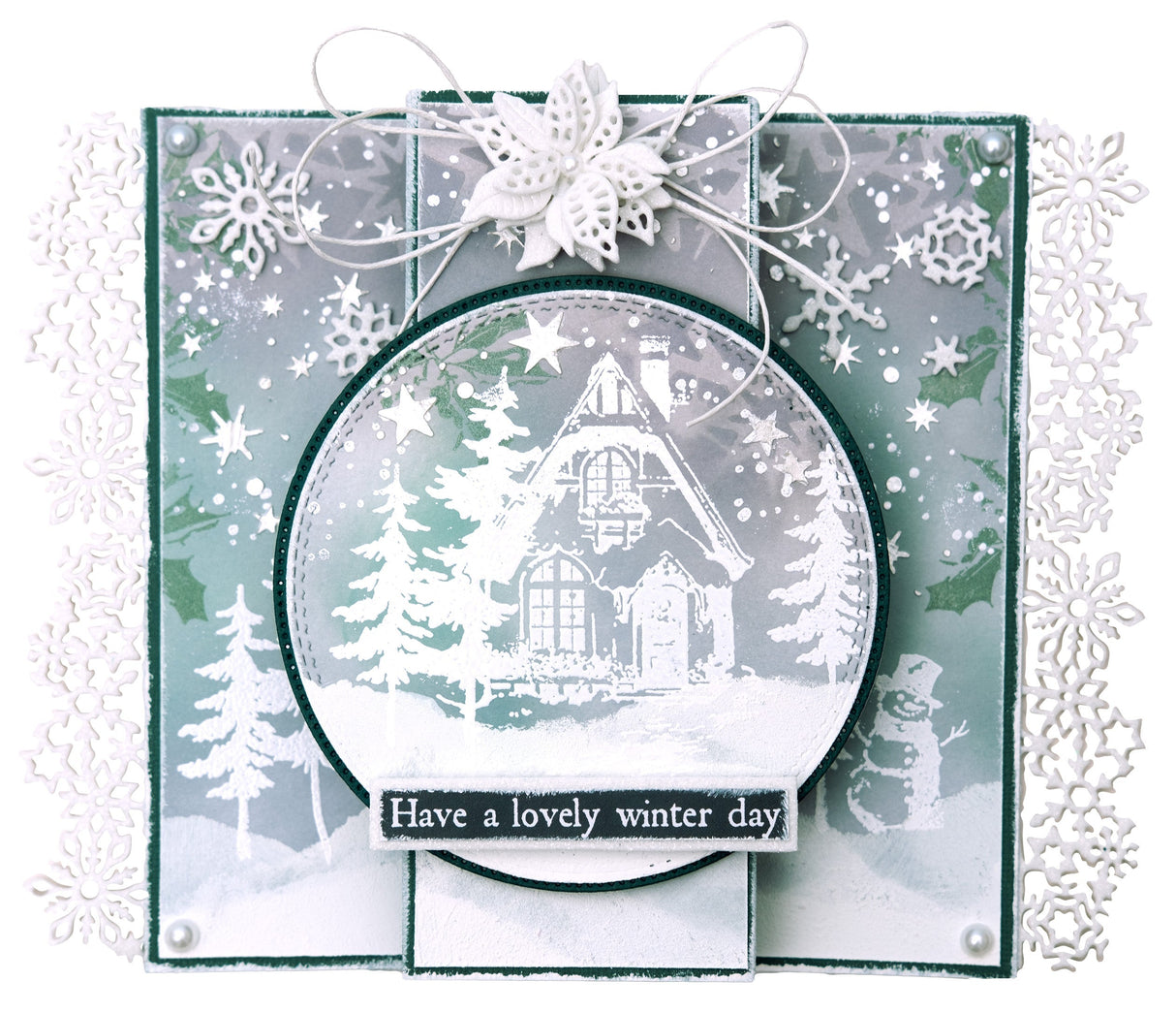 JMA Clear Stamp Christmas Decoration Festive Nostalgia 7 PC