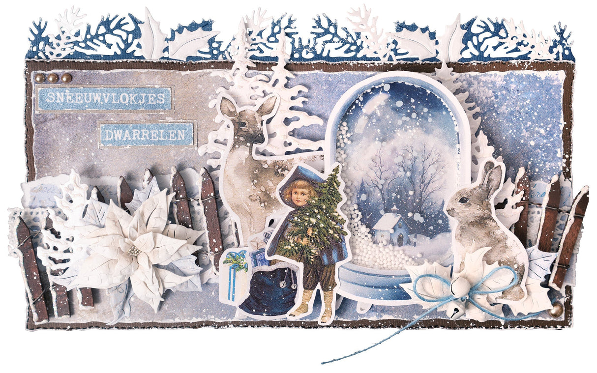 JMA Cutting Die Christmas Borders Vintage Christmas 95x210x1mm 8 PC nr.720