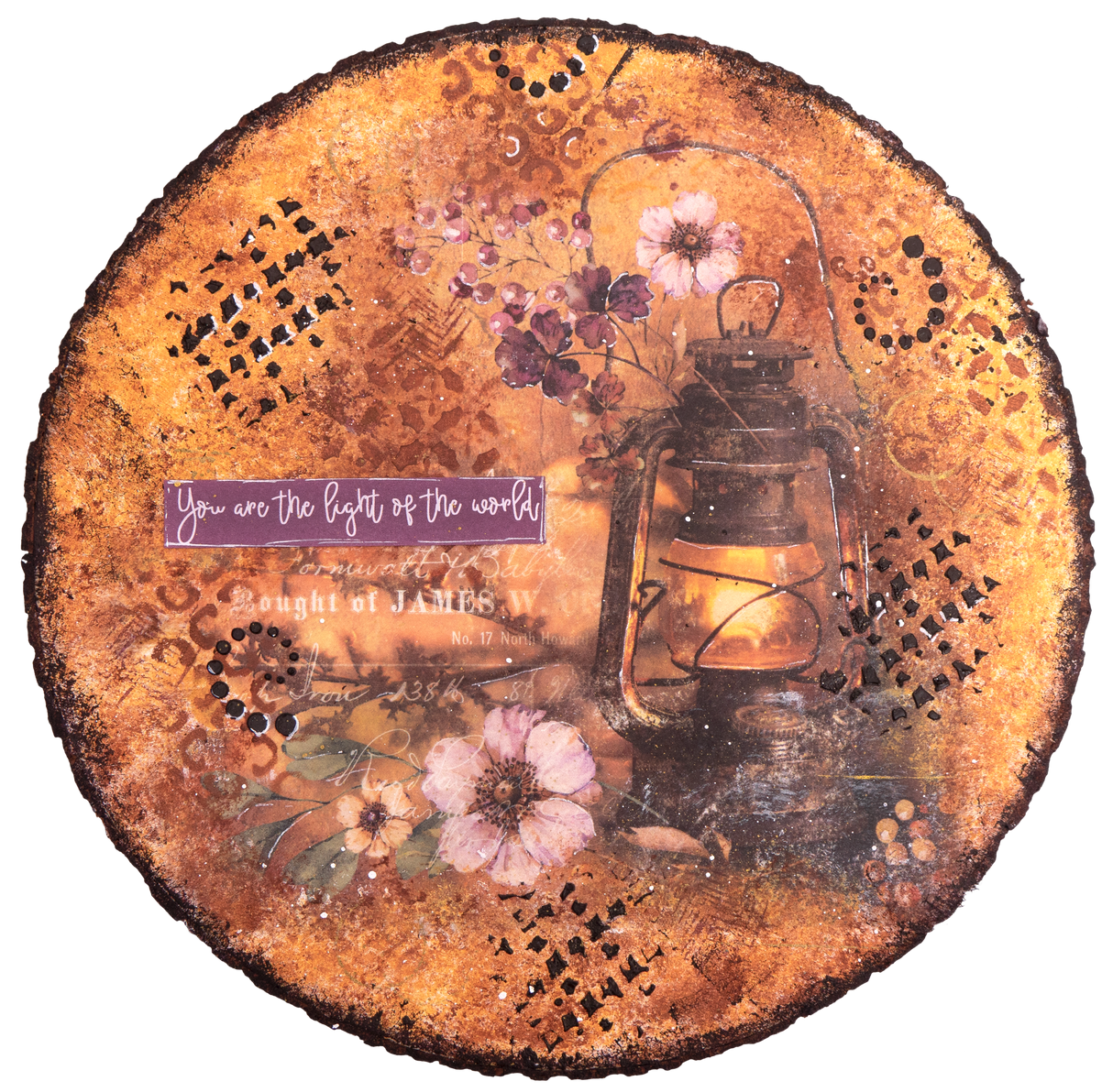 JMA Mask Floral Mandalas Warm & Cozy 148x210x3mm 1 pc nr.59