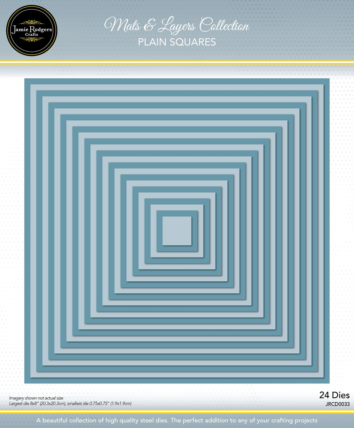 Jamie Rodgers Crafts - Plain Squares Die Set