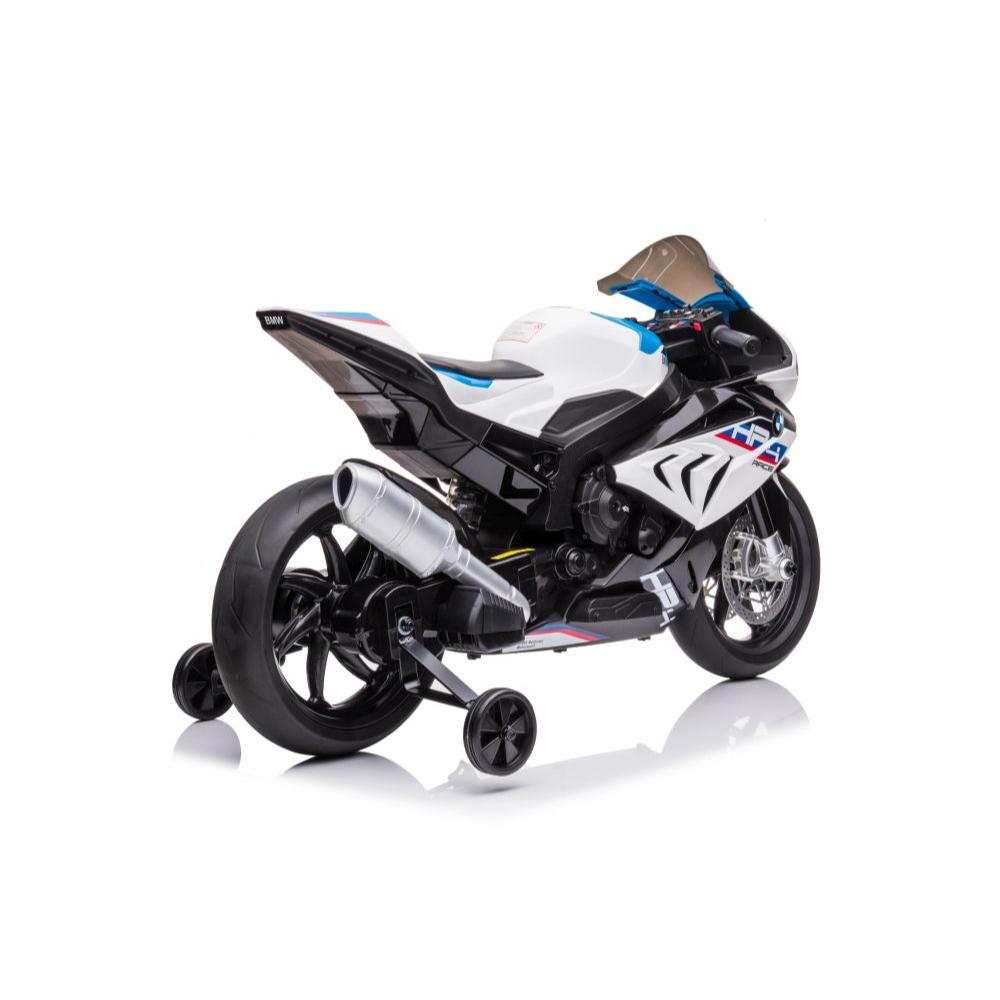 12V BMW HP4 Kids Ride-On Motorcycle W/ Rubber Wheels, Lights & Music Player