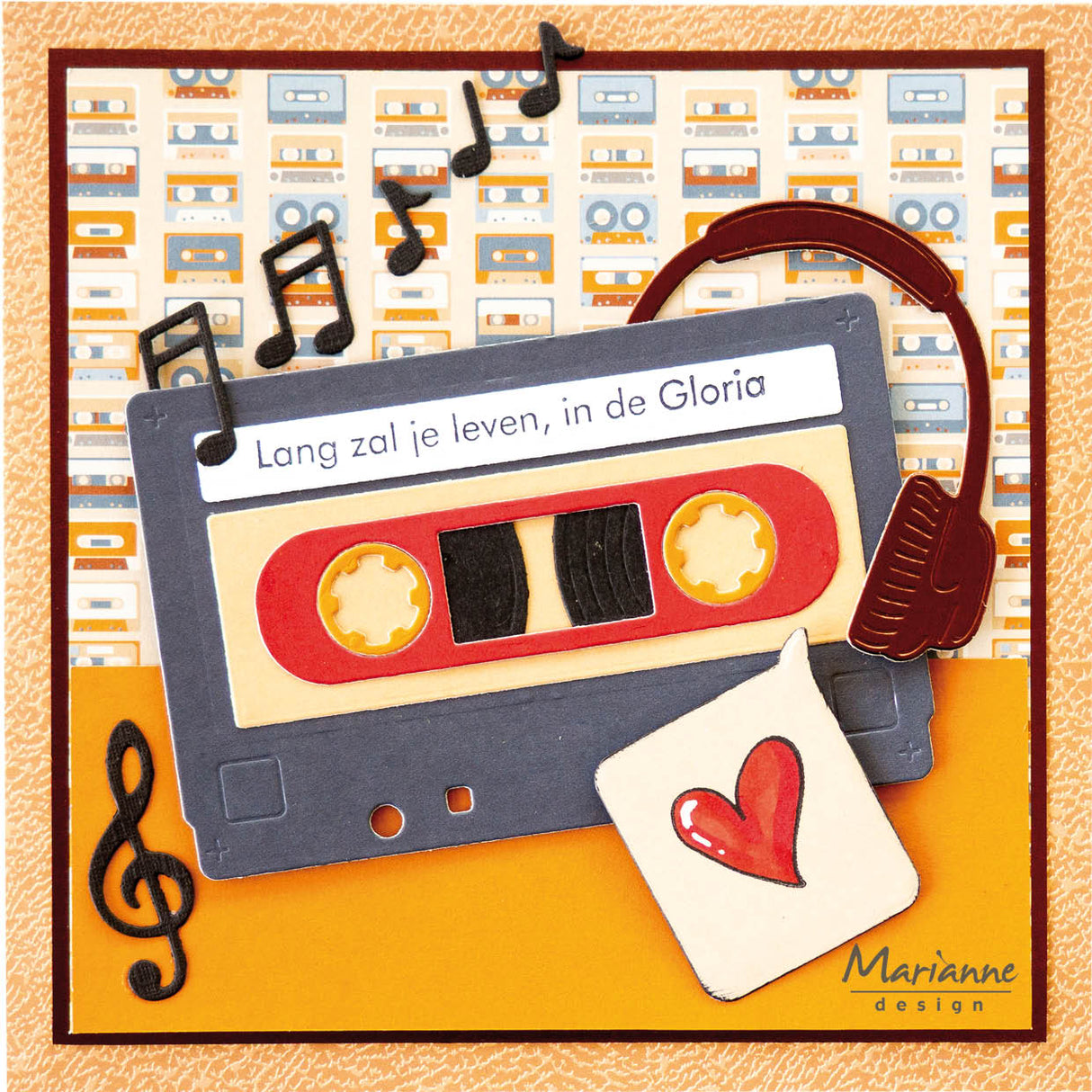 Marianne Design A4 Paper Pad - Hi Handsome!