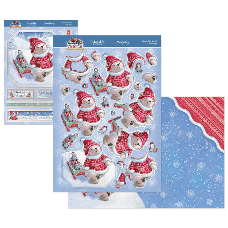 A Merry Little Christmas Deco-Large Set - Ready, Set, Snow!