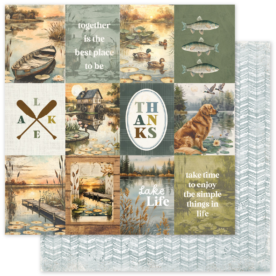 Lakeside Memories A 12 x 12 Paper (12 pc Bulk Pack) 34695
