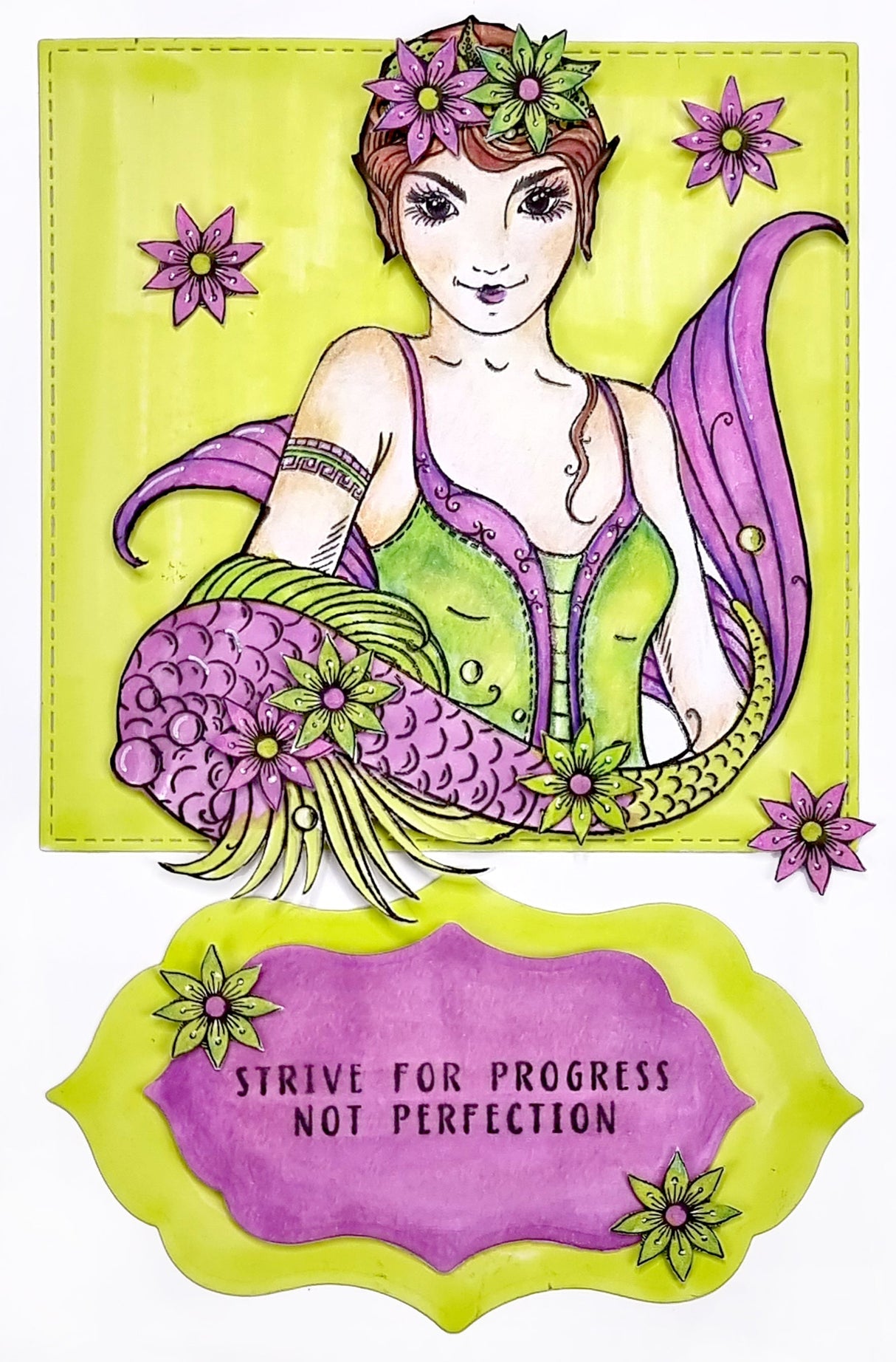 Pink Ink Designs Capricorn 6 in x 8 in Clear Stamp Set