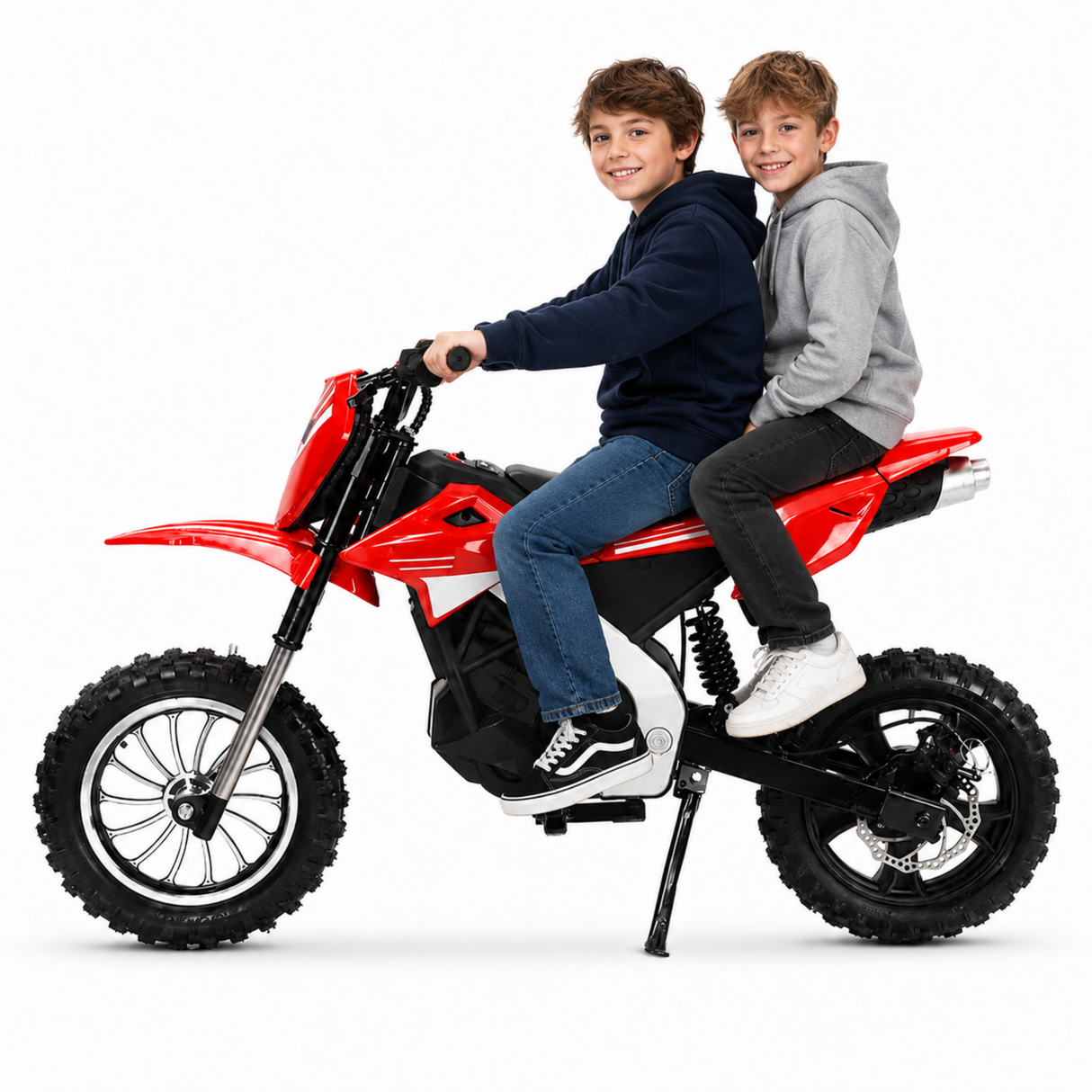36V 300W Brushless Motosport High Speed Dirt Bike with Real Rubber Pneumatic Tires