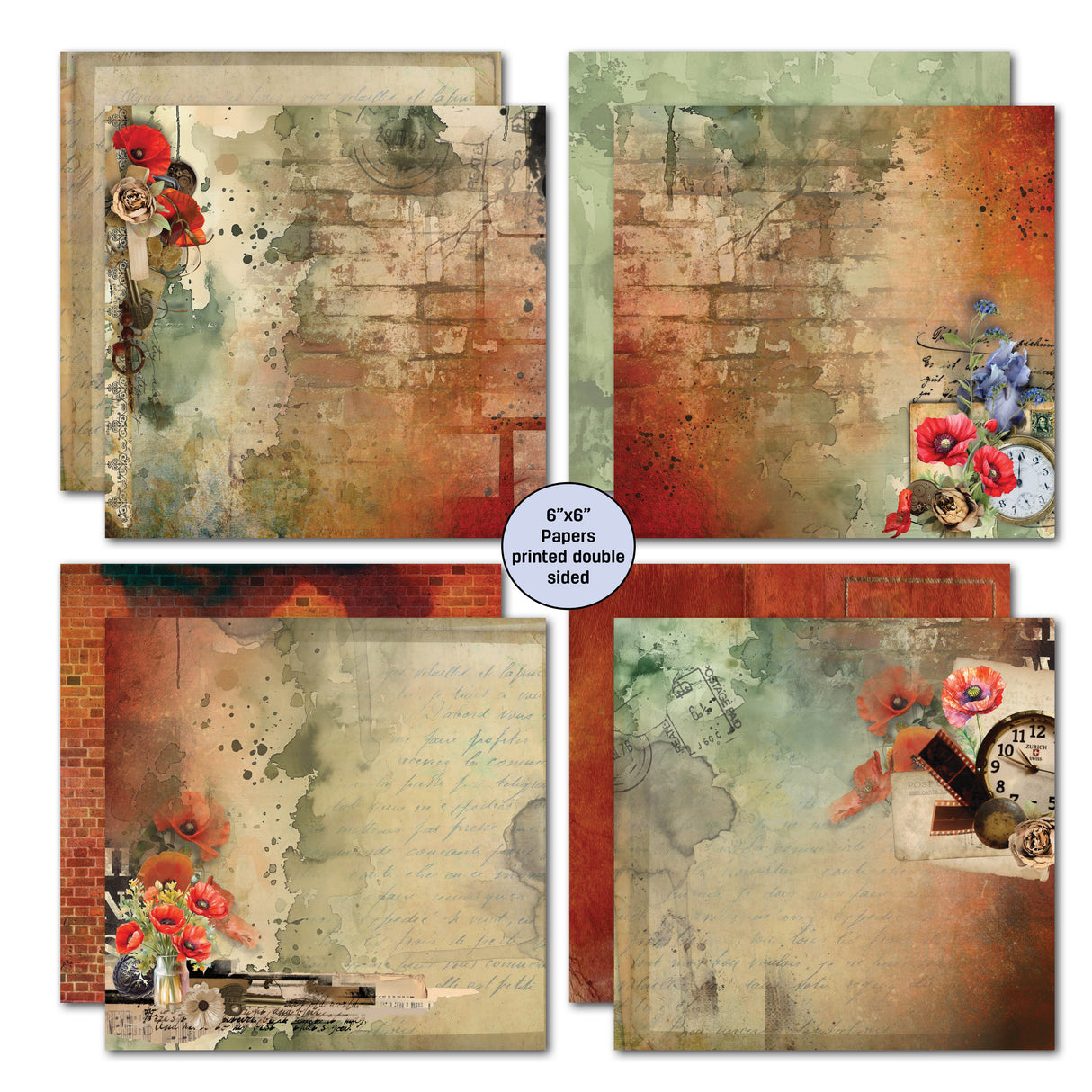 3Quarter Designs Never Forgotten 6x6 Paper Pack