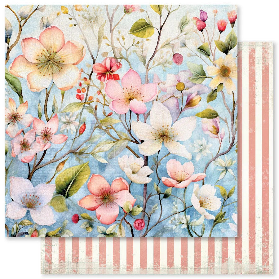Botanical Blooms E 12x12 Paper (12pc Bulk Pack) 32046