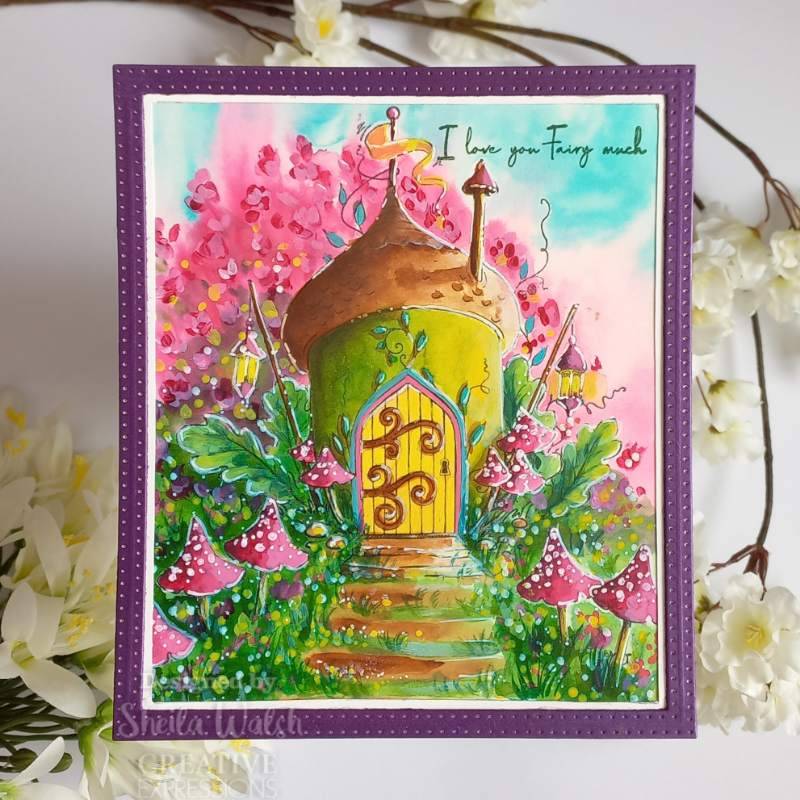 Pink Ink Designs Shine A Light 6 in x 8 in Clear Stamp Set