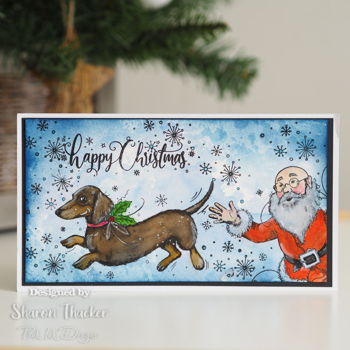 Pink Ink Designs Just Be-Claus A5 Clear Stamp