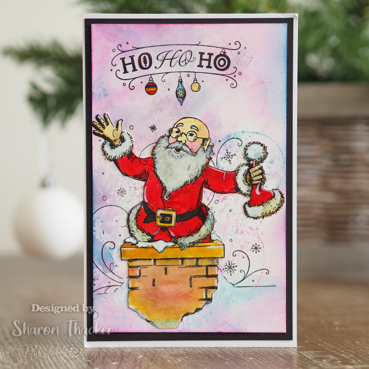Pink Ink Designs Just Be-Claus A5 Clear Stamp