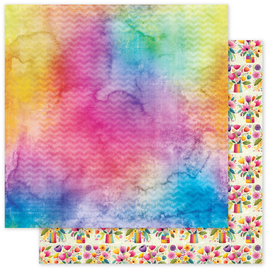 Rainbow Village Basics 12x12 Paper Collection 35322