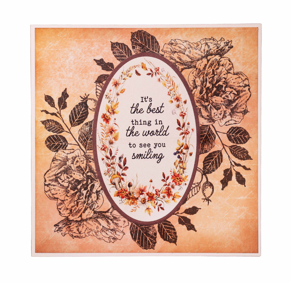 SL Paper Pad Copper Blush Autumn Bouquet 152,4x152,4x9mm 36 SH nr.107