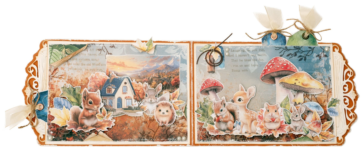 SL Clear Stamps Leaves At Play Charming Autumn 1 Piece