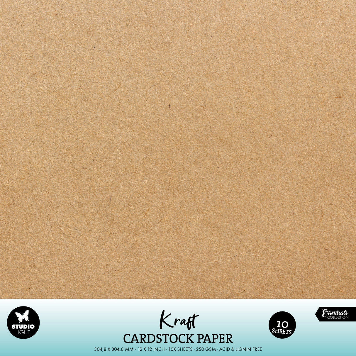 SL Paper Set Kraft Cardstock 250 gsm Essentials 10 Pieces