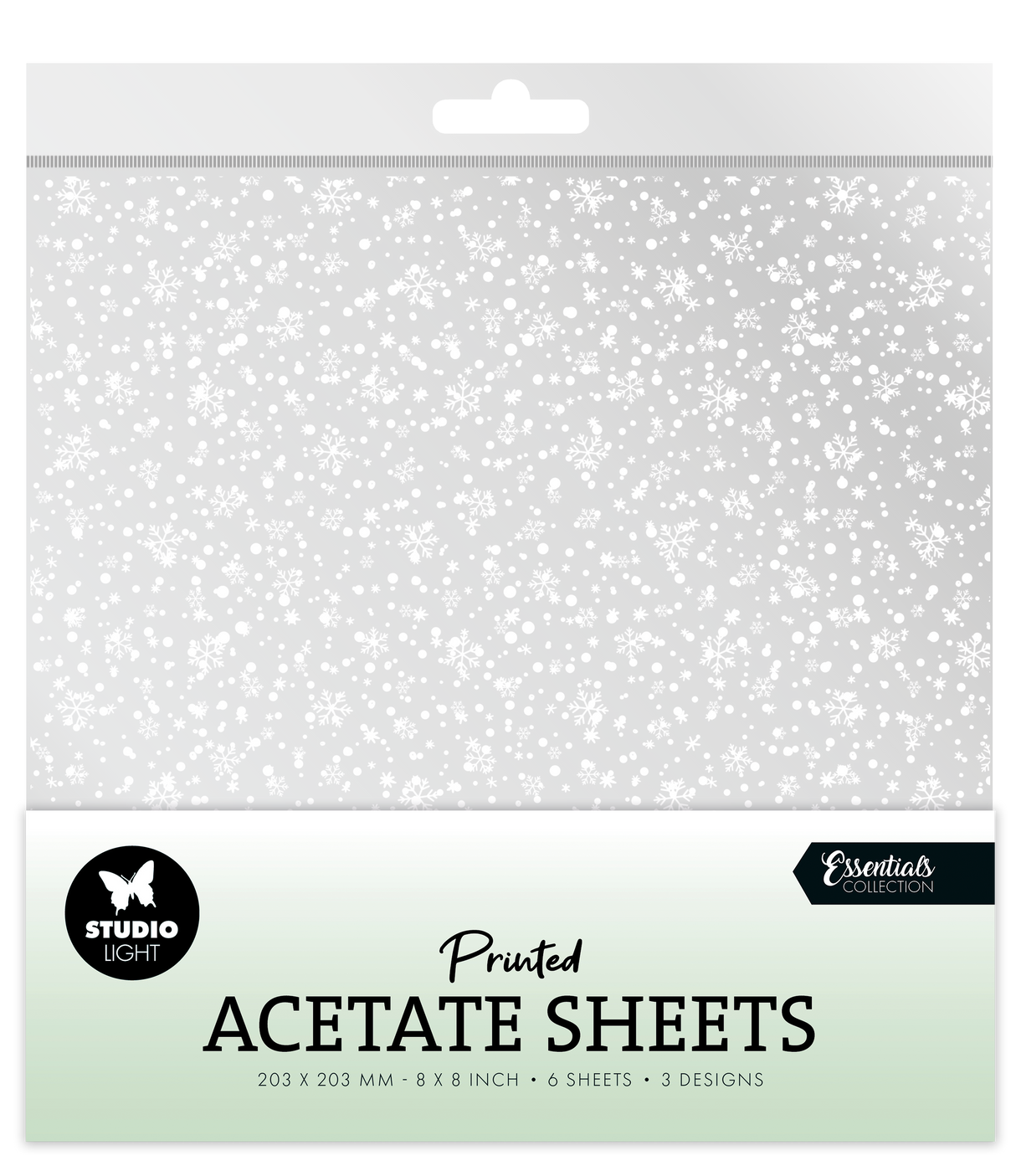 SL Acetate Sheet Snowflakes Essentials 6 SH