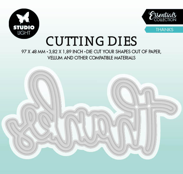 SL Cutting Die Thanks Essentials 105x100x1mm 2 PC nr.711