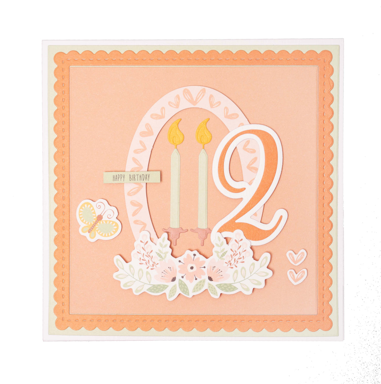 SL Cutting Dies Candle + Hearts Essentials 37x64x1mm 4 PC nr.755