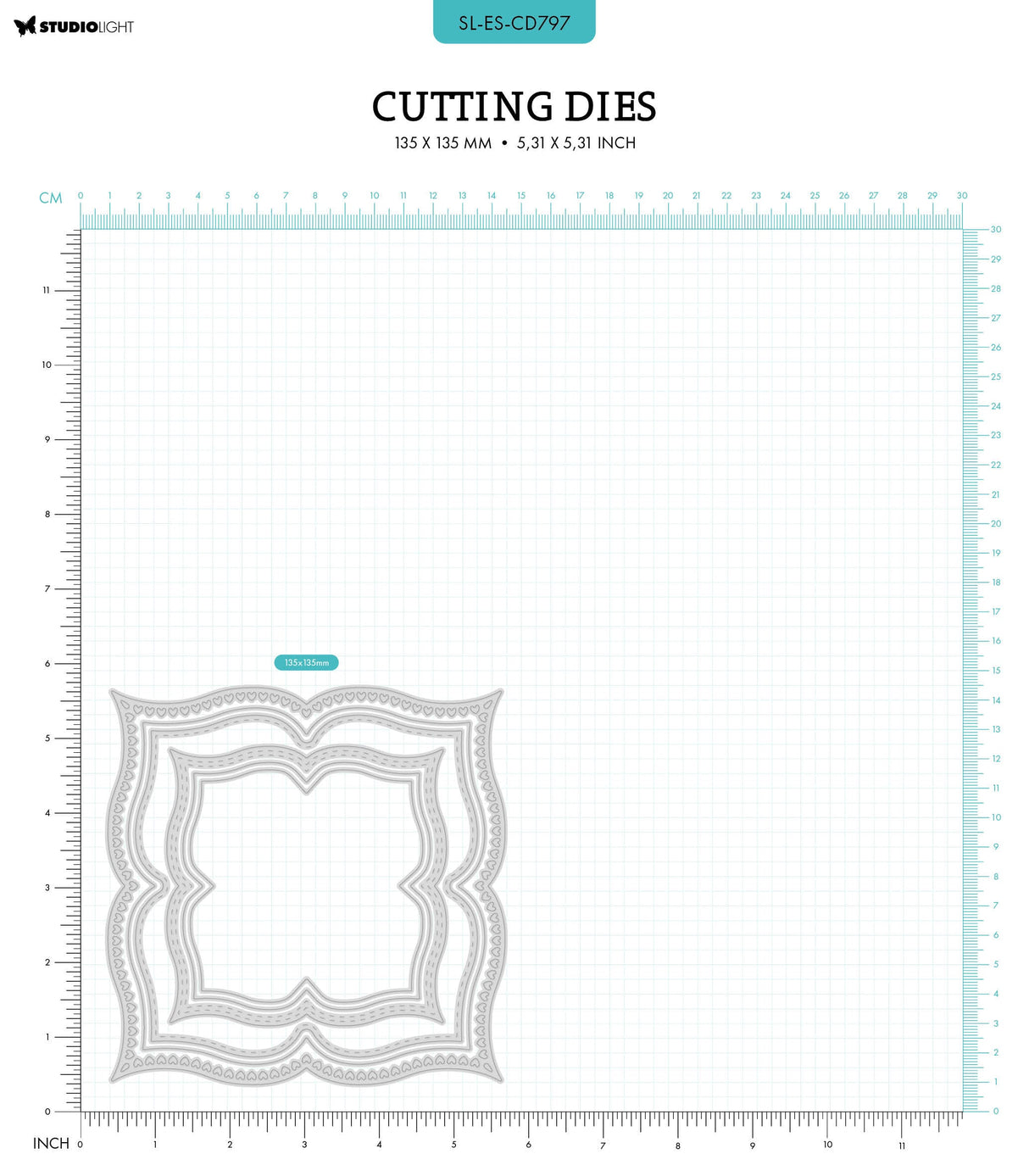 SL Cutting Dies Floral Accolade Essentials 6 PC