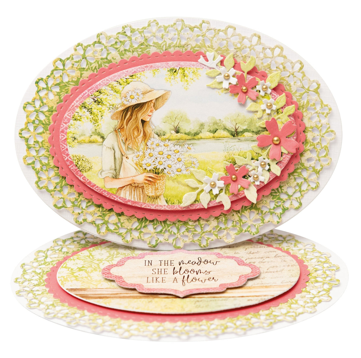 SL Die-Cut Paper Pad Paper Elements Spring Meadow 20 SH