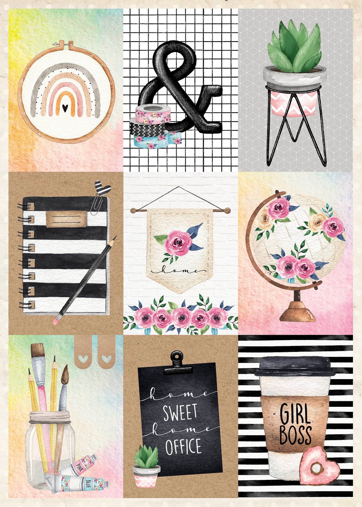 SL DIY Block Love To Create Essentials 294x210xmm 1 PC nr.16