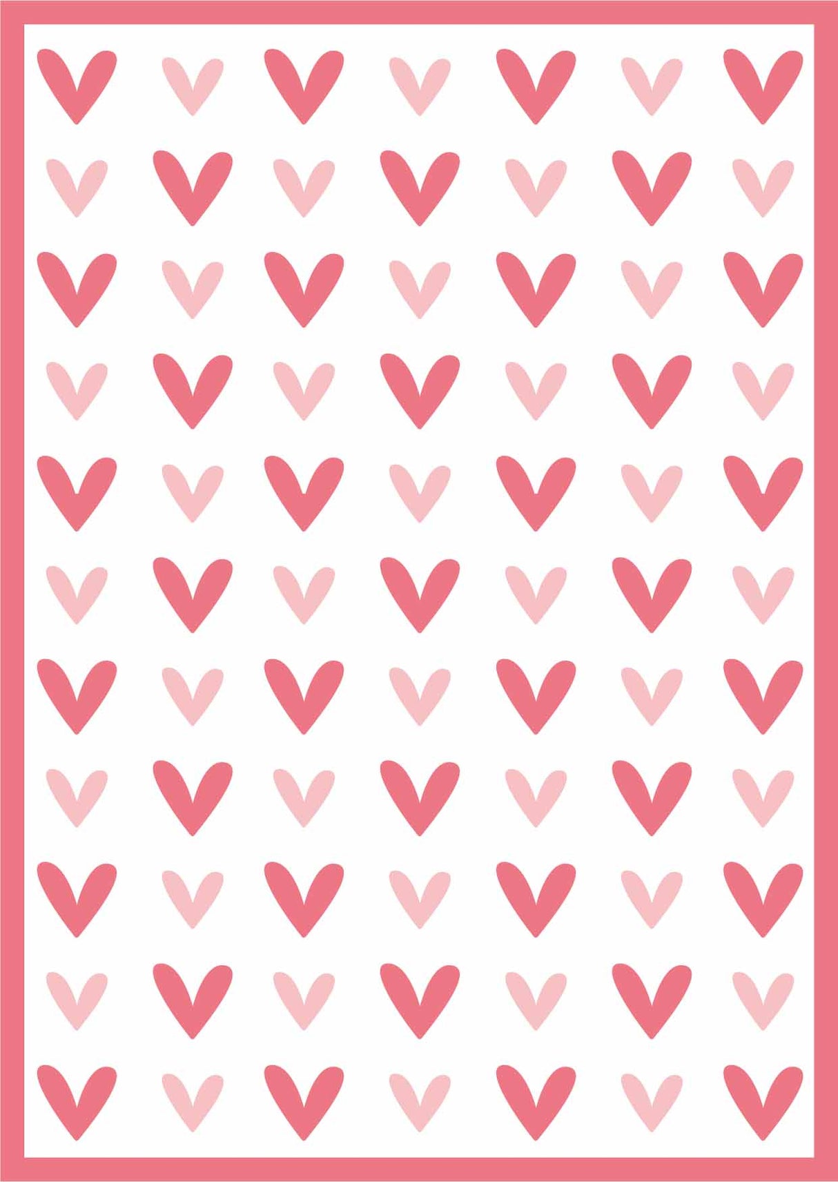 SL Mask Heart Pattern Essentials 150x210x1mm 1 PC nr.175