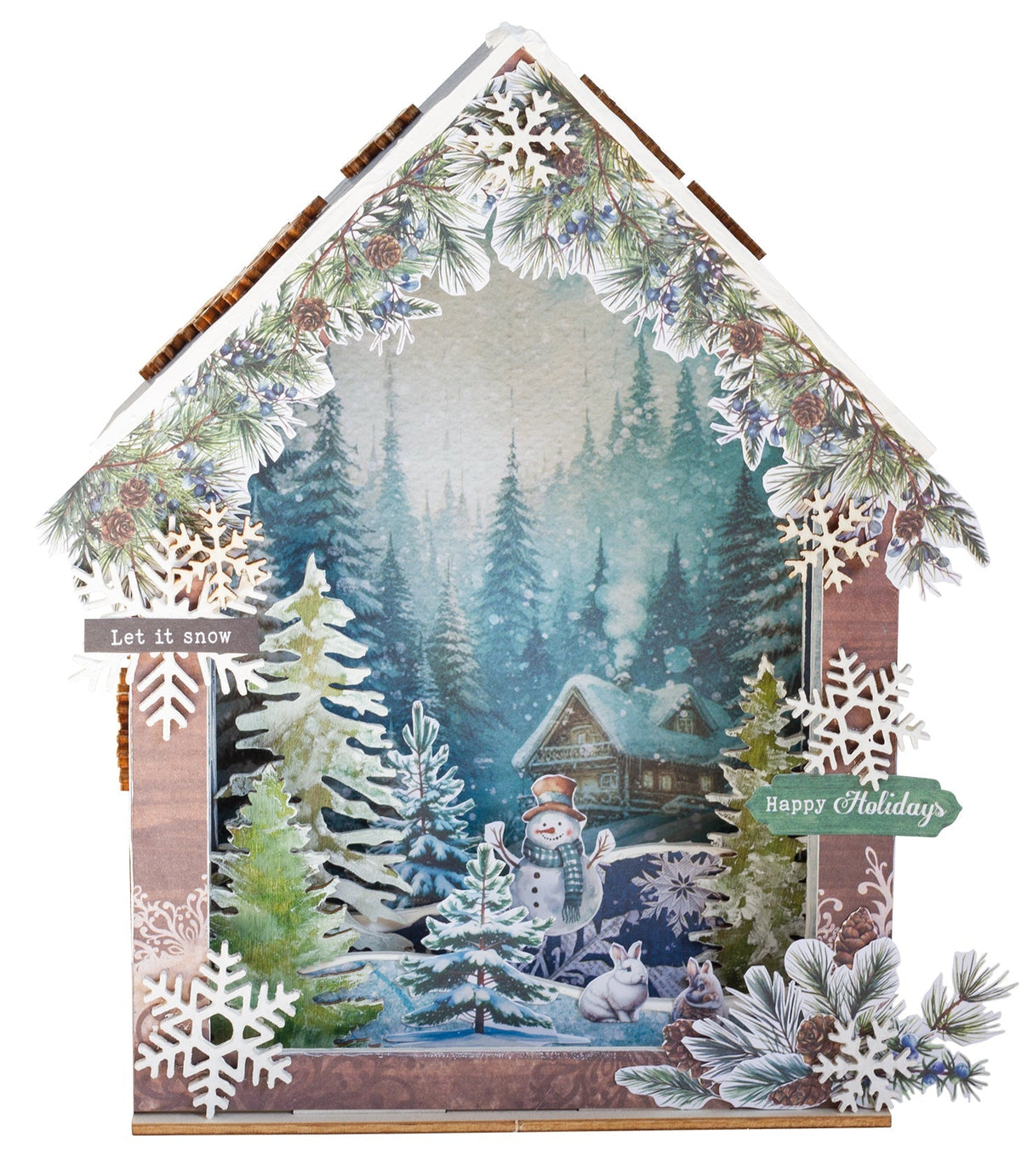SL Plywood House Scenery Essentials 6 Pieces