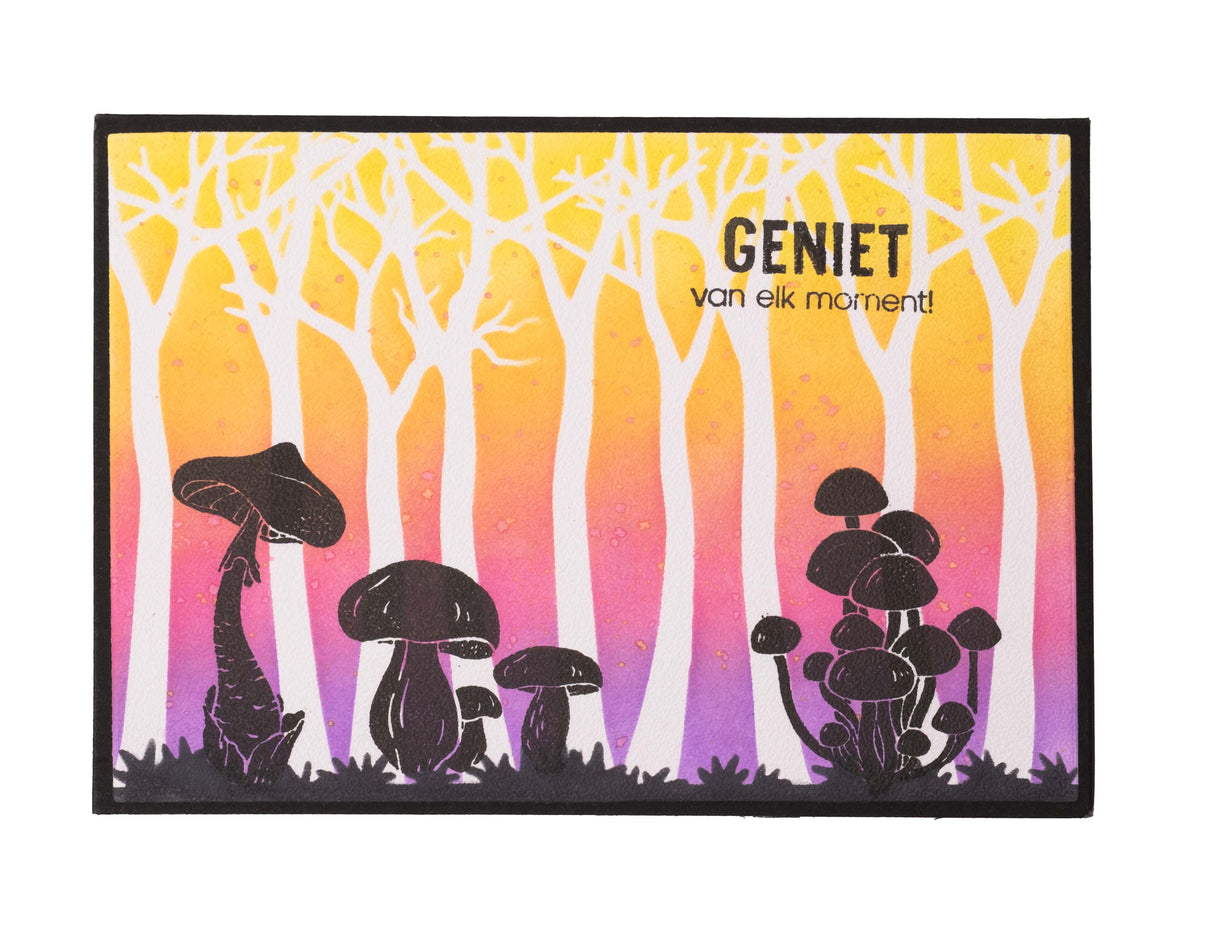 SL Clear Stamp Mushrooms Essentials 5 Pieces