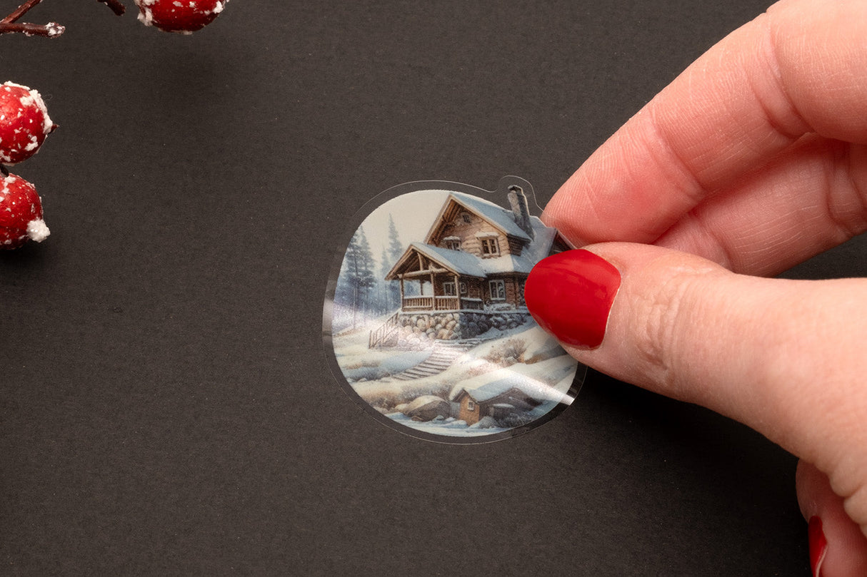 SL Clear Stickers Winter Wonderland 6 Designs Essentials 5 Meter