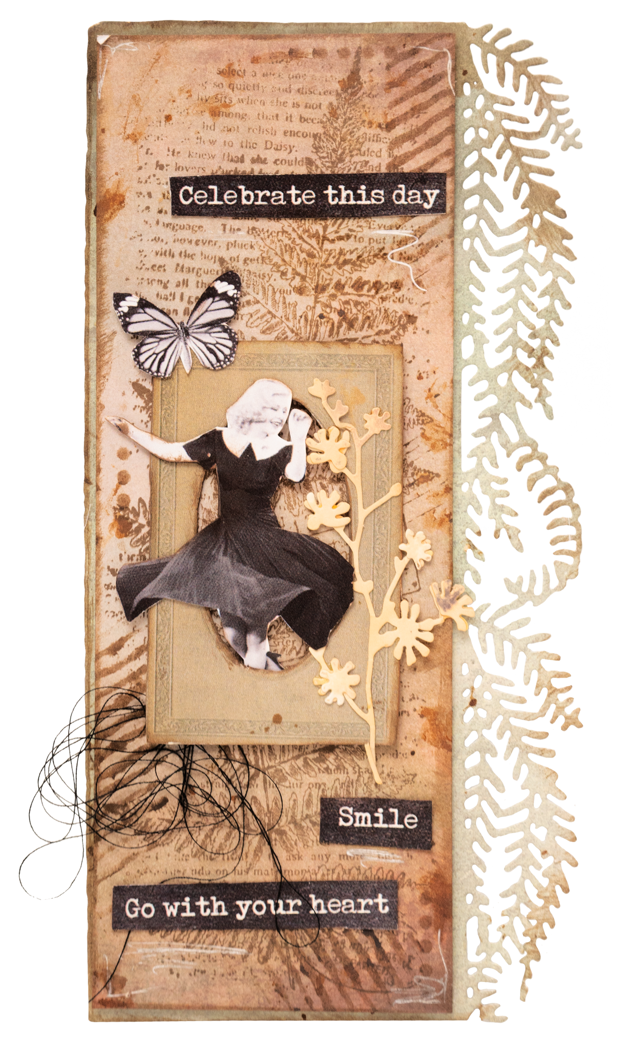 SL Cutting Die Slimline & Label Grunge Collection 4 PC