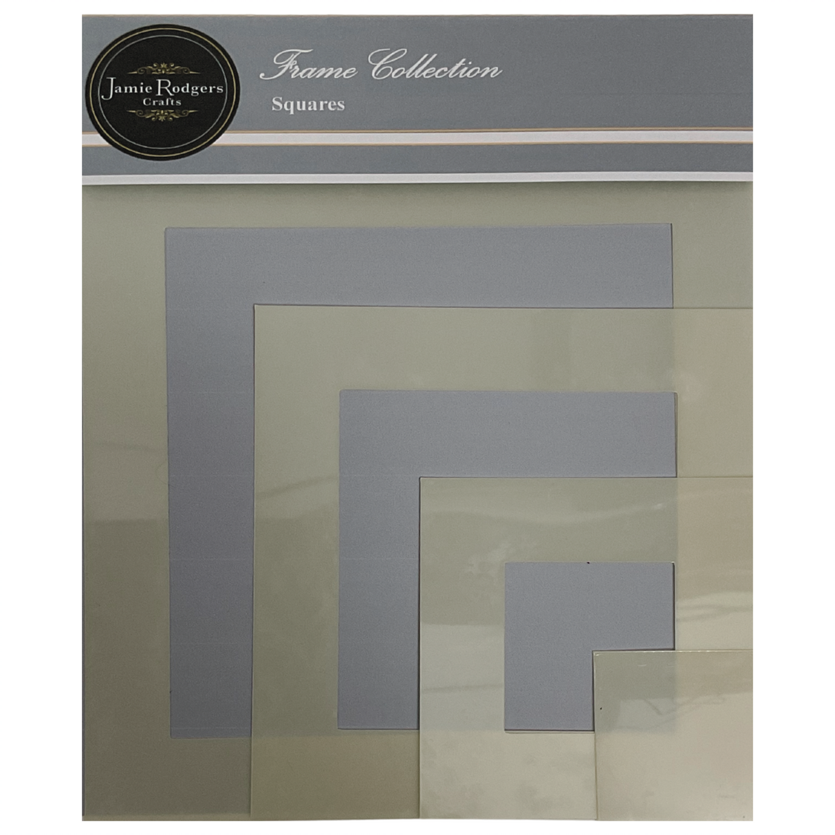 Jamie Rodgers Crafts - Square Frames Stencil Set